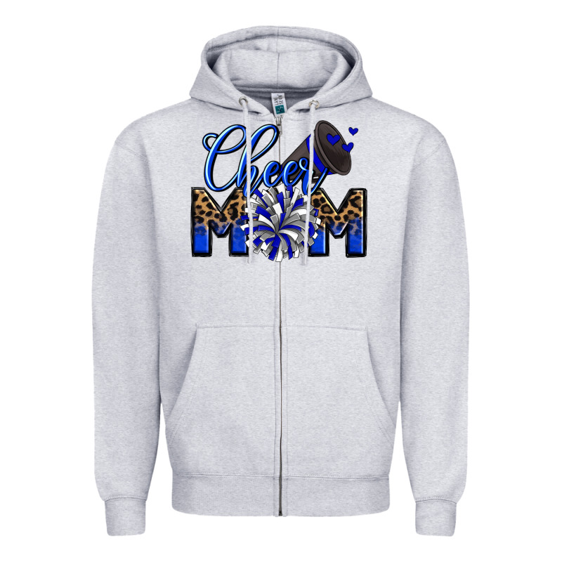 Cheer Mom Zipper Hoodie by Zillion Design Studio | Teevron