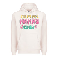 Pale Pink the praying mamas club Premium Hoodie - MaliasSmallBusiness