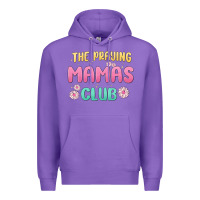 Purple the praying mamas club Premium Hoodie - MaliasSmallBusiness