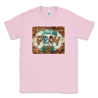 Bubblegum Pink just pray mousepad Classic Tee - BarkalooDesign