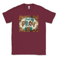 Burgundy just pray mousepad Classic Tee - BarkalooDesign