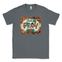Charcoal Heather just pray mousepad Classic Tee - BarkalooDesign