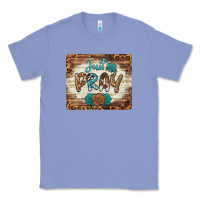 Colony Blue just pray mousepad Classic Tee - BarkalooDesign