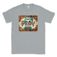 Heather Grey just pray mousepad Classic Tee - BarkalooDesign
