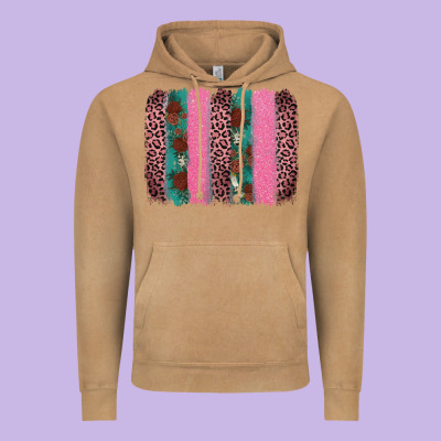 Valentine's Leopard Brushstroke Vintage Hoodie Designed By Adodesignshop