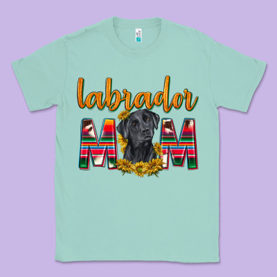 Western Labrador Retriever Mom Classic Tee Designed By Texasbilliewilder