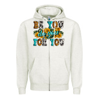 Oatmeal Heather be you do you for you Zipper Hoodie - Zillion Design Studio