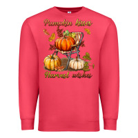 Cardinal pumpkin kisses harvest wishes Premium Sweatshirt - BundleAndBundleShop