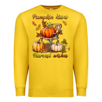 Lemon pumpkin kisses harvest wishes Premium Sweatshirt - BundleAndBundleShop