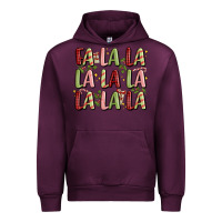 Mauve Wine fa la la la la la la la la Urban Hoodie - MaliasSmallBusiness
