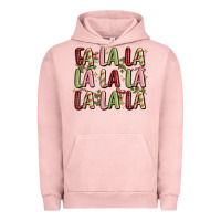 Pigment Salmon fa la la la la la la la la Urban Hoodie - MaliasSmallBusiness