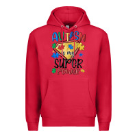 Cardinal autism is my super power Premium Hoodie - MaliasSmallBusiness