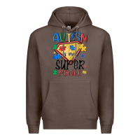 Coffee autism is my super power Premium Hoodie - MaliasSmallBusiness