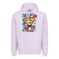 Lilac autism is my super power Premium Hoodie - MaliasSmallBusiness
