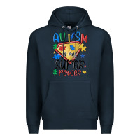 Navy autism is my super power Premium Hoodie - MaliasSmallBusiness