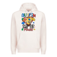 Pale Pink autism is my super power Premium Hoodie - MaliasSmallBusiness