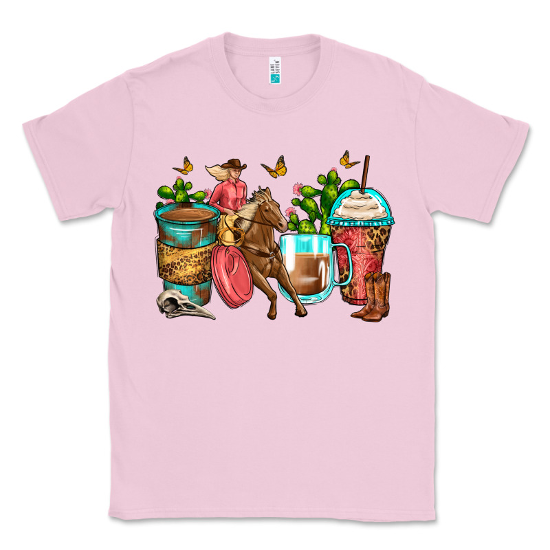 Cowgirl Coffee Cups Classic Tee by Zillion Design Studio | Teevron