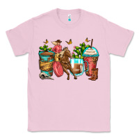Bubblegum Pink cowgirl coffee cups Classic Tee - Zillion Design Studio