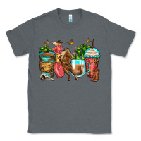Charcoal Heather cowgirl coffee cups Classic Tee - Zillion Design Studio