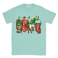 Seafoam cowgirl coffee cups Classic Tee - Zillion Design Studio