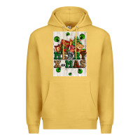 Antique Gold merry xmas Premium Hoodie - AdoDesignShop