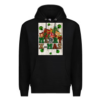 Black merry xmas Premium Hoodie - AdoDesignShop