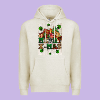 Merry Xmas Premium Hoodie Designed By Adodesignshop