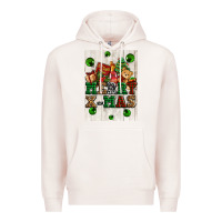 Pale Pink merry xmas Premium Hoodie - AdoDesignShop