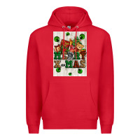 Red merry xmas Premium Hoodie - AdoDesignShop