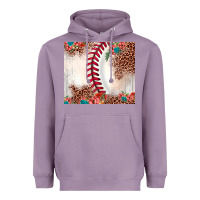 Lavender baseball leopard Heavyweight Hoodie - JahusDesignShop