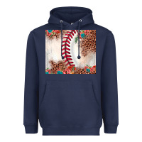 Navy baseball leopard Heavyweight Hoodie - JahusDesignShop