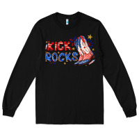Black kick rocks cowboy boots fourth of july Long Sleeve Tee - texasbilliewilder