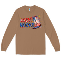 Toasted Coconut kick rocks cowboy boots fourth of july Long Sleeve Tee - texasbilliewilder