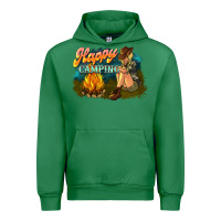 Emerald happy camping Urban Hoodie - NancyCooperArtShop