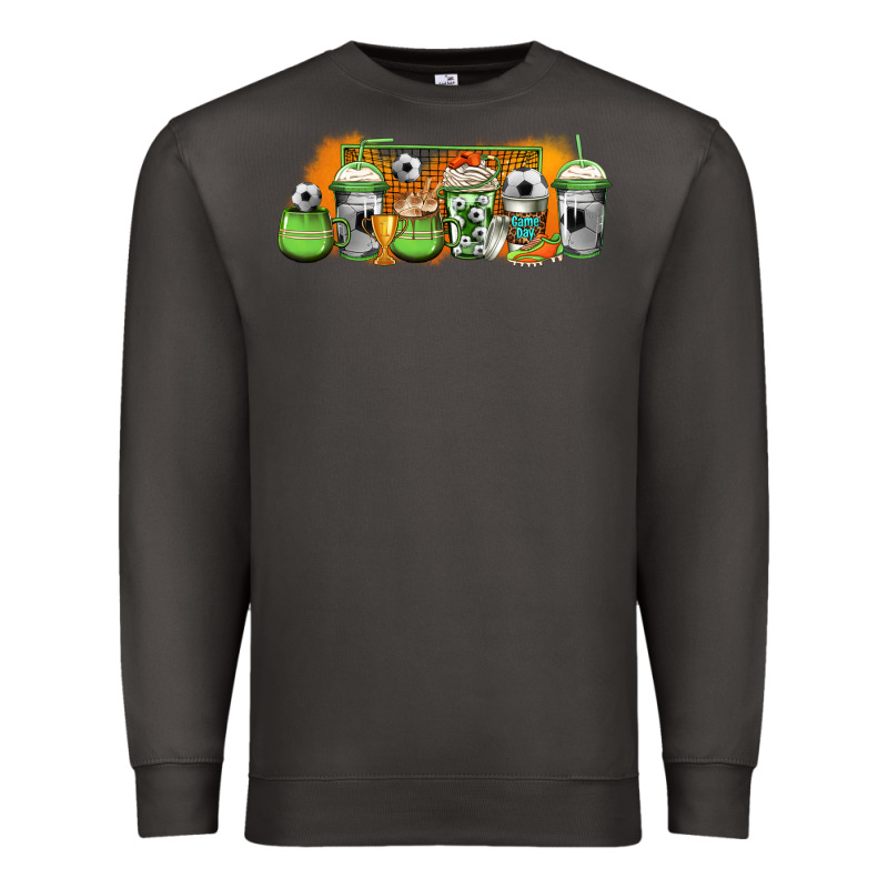 Soccer Coffee Cups Premium Sweatshirt by Jasminsmagicworld | Teevron