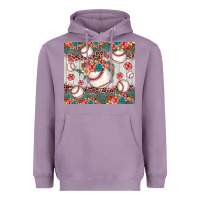 Lavender baseball leopard Heavyweight Hoodie - JahusDesignShop