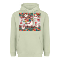 Matcha baseball leopard Heavyweight Hoodie - JahusDesignShop