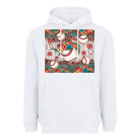 White baseball leopard Heavyweight Hoodie - JahusDesignShop