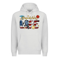 Dove Grey dispatcher life Premium Hoodie - MaliasSmallBusiness