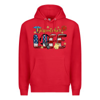 Red dispatcher life Premium Hoodie - MaliasSmallBusiness