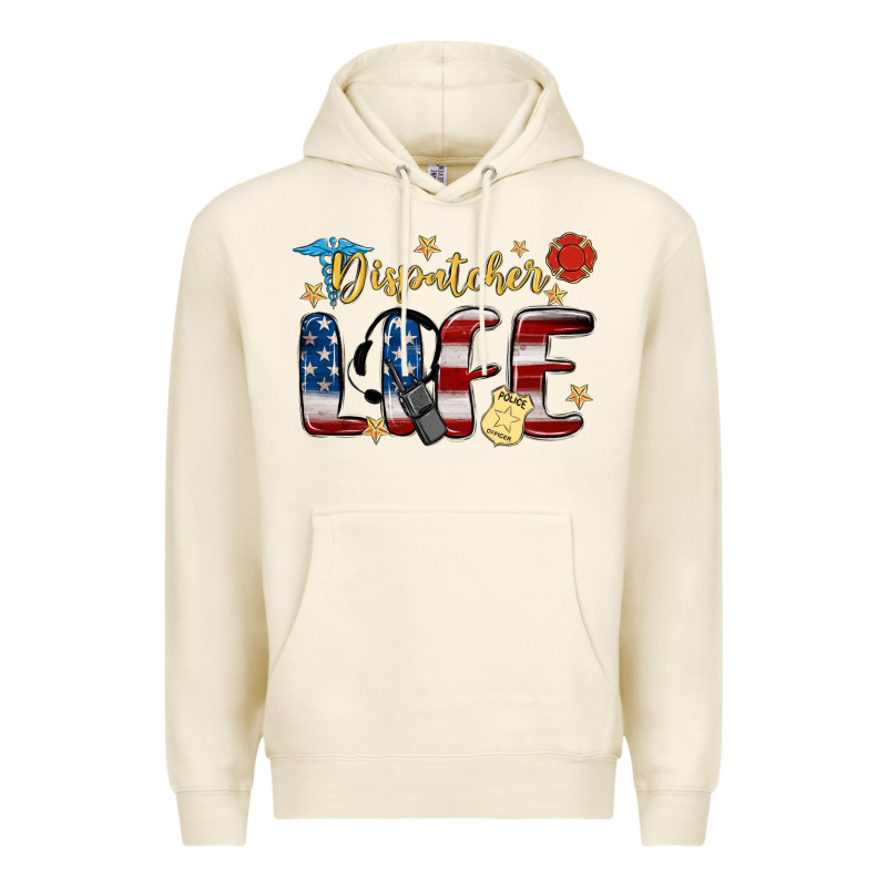 Dispatcher Life Premium Hoodie by MaliasSmallBusiness | Teevron