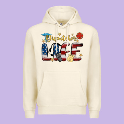 Dispatcher Life Premium Hoodie Designed By Maliassmallbusiness