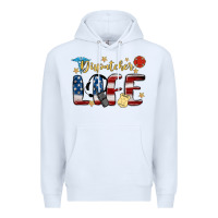 White dispatcher life Premium Hoodie - MaliasSmallBusiness