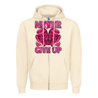 Sandshell never give up cancer Zipper Hoodie - texasbilliewilder
