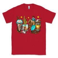 Red cowboy coffee cups Classic Tee - Zillion Design Studio