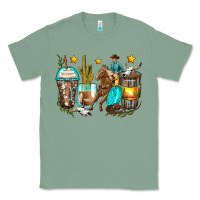 Sage cowboy coffee cups Classic Tee - Zillion Design Studio