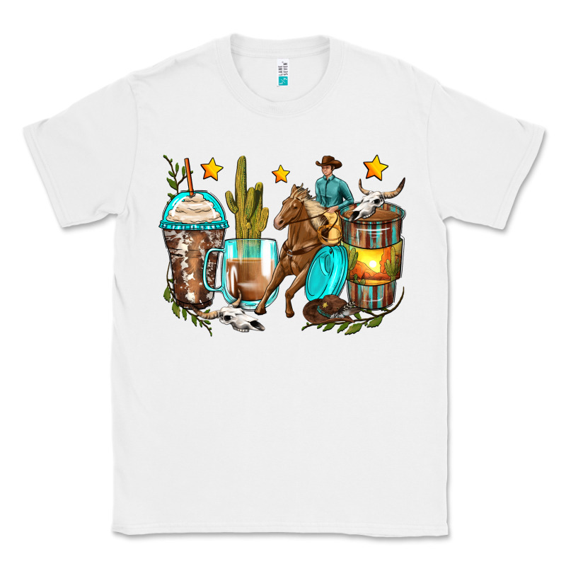 Cowboy Coffee Cups Classic Tee by Zillion Design Studio | Teevron