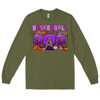 Army Green basketball Long Sleeve Tee - AdoDesignShop