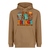 Toasted Coconut all the fall thıngs or whatever Heavyweight Hoodie - AdoDesignShop