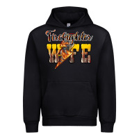 Black firefighter wife lightning bolt Urban Hoodie - NancyCooperArtShop